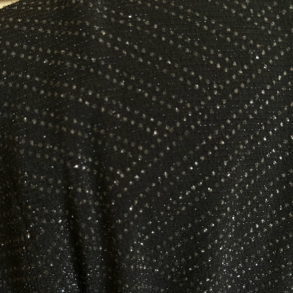 Alex Evenings Vintage 80s 90s Tuxedo Jacket Textured Sparkling Black Size Small - Picture 11 of 11